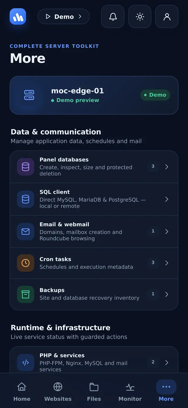 Server toolkit
